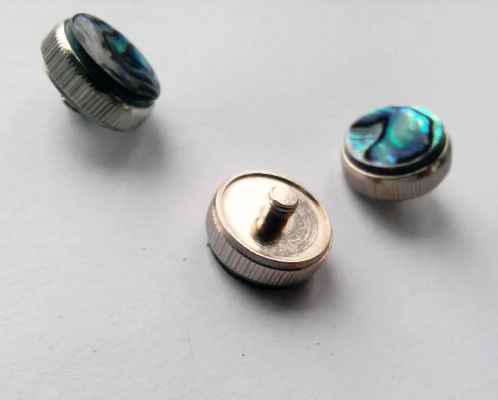 Trumpet Valve Finger Buttons Repair Parts 3 / Pieces Trumpet Accessories Silver Color And Gold Color