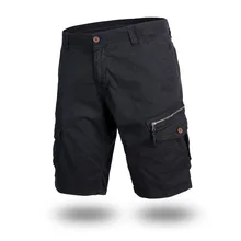 Летние хлопковые винтажные мужские короткие брюки повседневные брюки с карманами, тактические брюки для мужчин