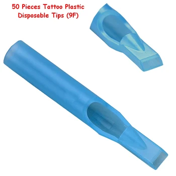 

Sterilized Plastic Disposable Blue Tips (Nozzles) Needle Tube Round Flat 9F Diamond Tubes Tattoo Supply 50 pcs /lot