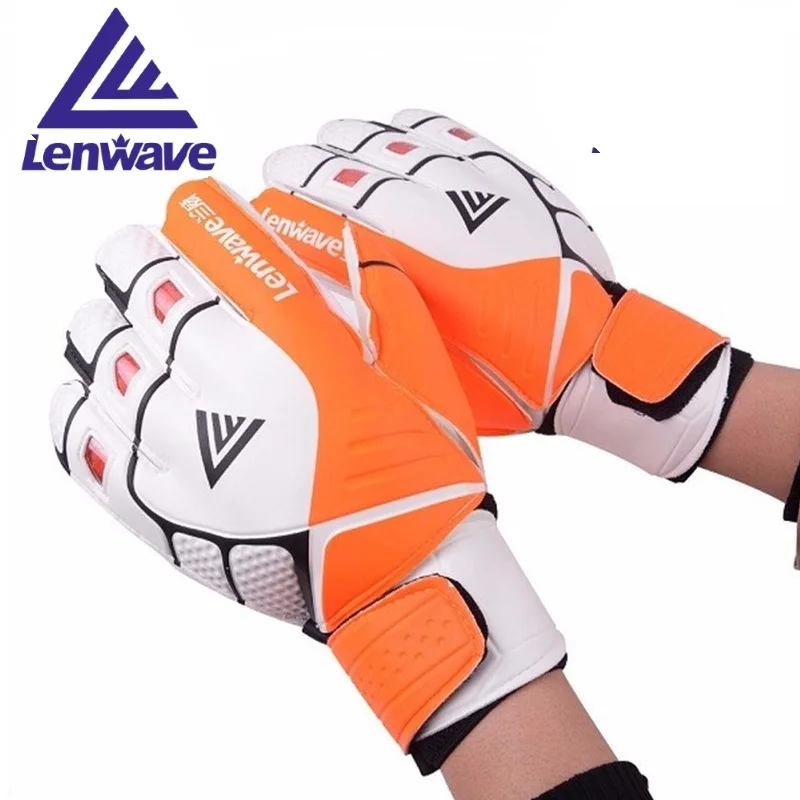 

Soccer Goalie Gloves Durable Soccer Goalkeeper Professional Training Goalkeeper Gloves With Fingerboard Finger Protection 1 Pair