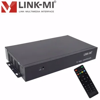 

TV04 Video Wall Controller HDMI VGA AV USB Processor 2x2 Four images stitching image processor 4 TV shows a screen splicing