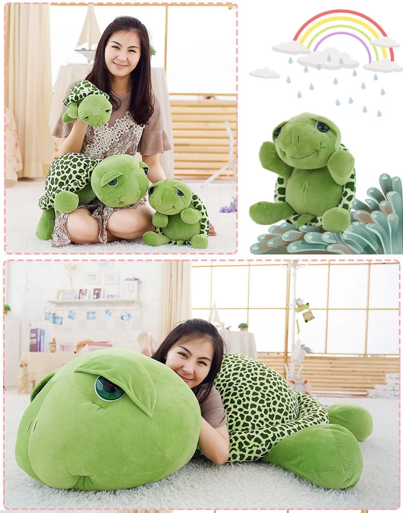 Blue Turtle Plush Large 2019 New Edition Cartoon Doll Soft Toys Doll Gift Hot A+ 