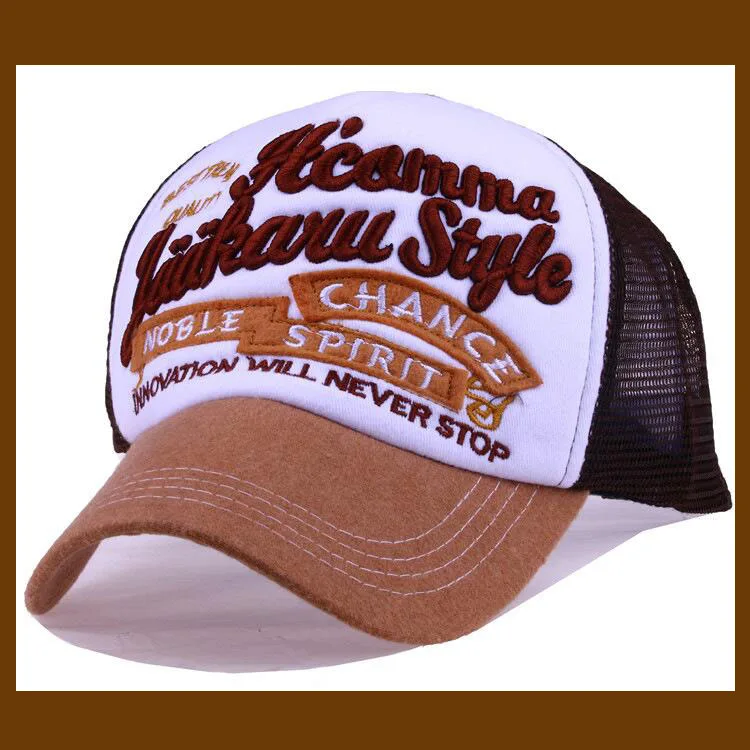 BINGYUANHAOXUAN Лето Бейсбол Кепки вышивка шляпа сетки Шапки для Для мужчин Для женщин Gorras мужские шляпы Повседневное хип-хоп Кепки s папа Кепки