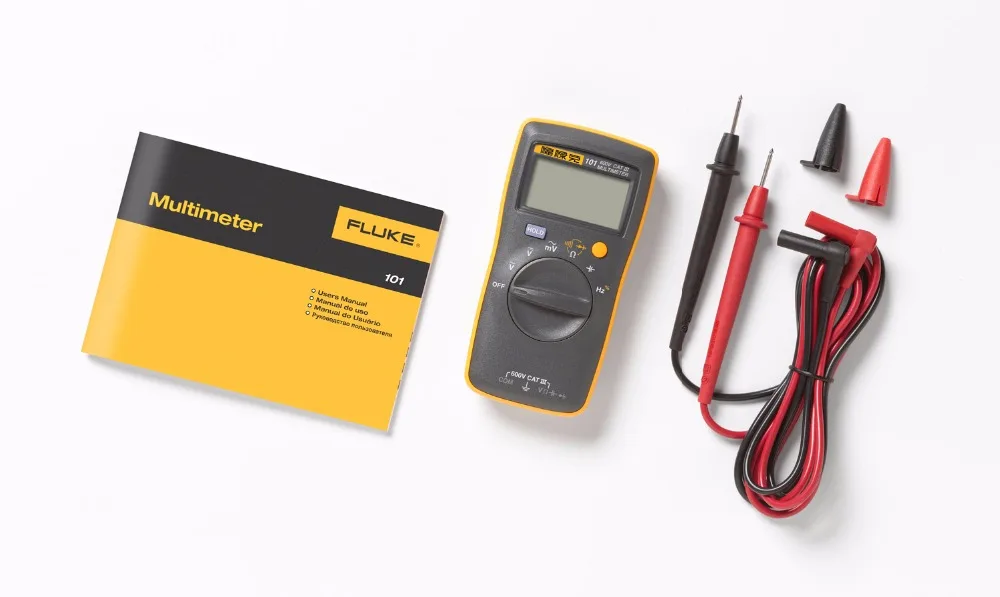 Fluke 101 Универсальный Карманный мини цифровой мультиметр с автоматическим