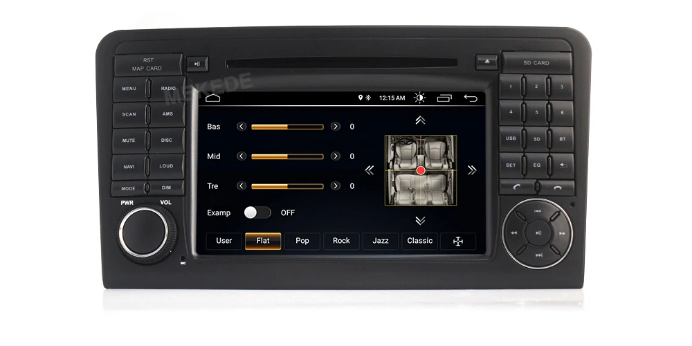 Cheap HD 2DIN 1024x600 Android 8.1 CAR DVD player For Mercedes Benz GL ML CLASS W164 ML350 ML500 X164 GL320 GPS stereo radio 10