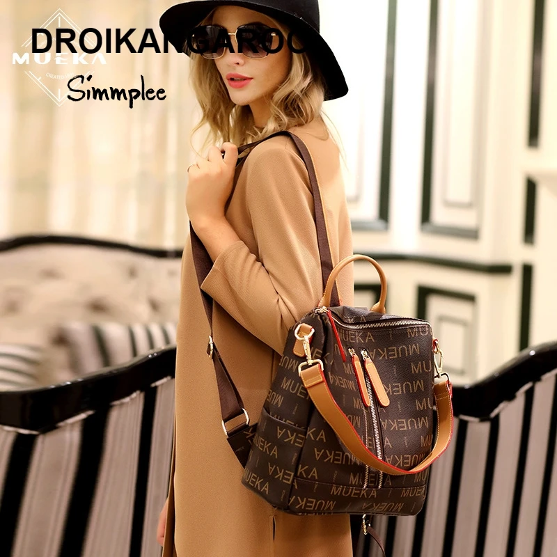 

Shoulder Bag Woman 2019 New Fashion Tide Brand Small Bag Travel Backpack Portable Waterproof High-end Famous Goods