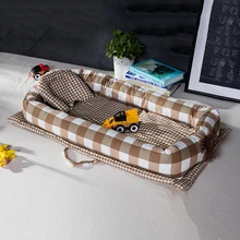 Имитация матки, мягкая хлопковая Складная спальная кровать, переносная детская кровать, Мягкая кроватка для новорожденных, детская кровать, продукт для детей 0-36 месяцев