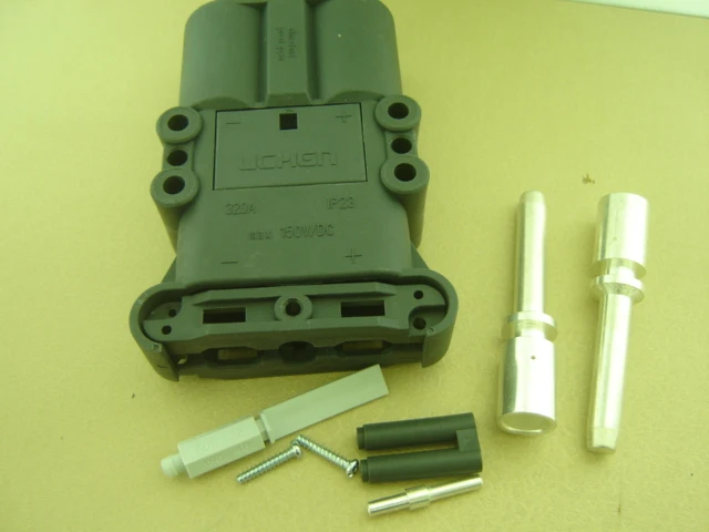 

Male DIN 320A 150V Power connector EURO connector For REMA DIN 320A Type Use in ELECTRIC FORKLIFT STACKER PALLET GOLF CARS