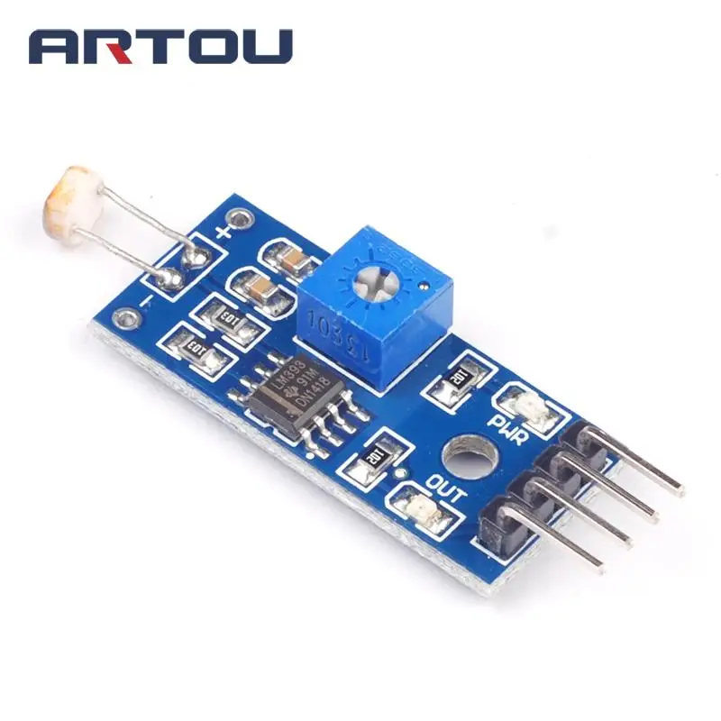 

1PCS Optical Sensitive Resistance Light Detection Photosensitive Sensor Module for arduino 4pin DIY Kit