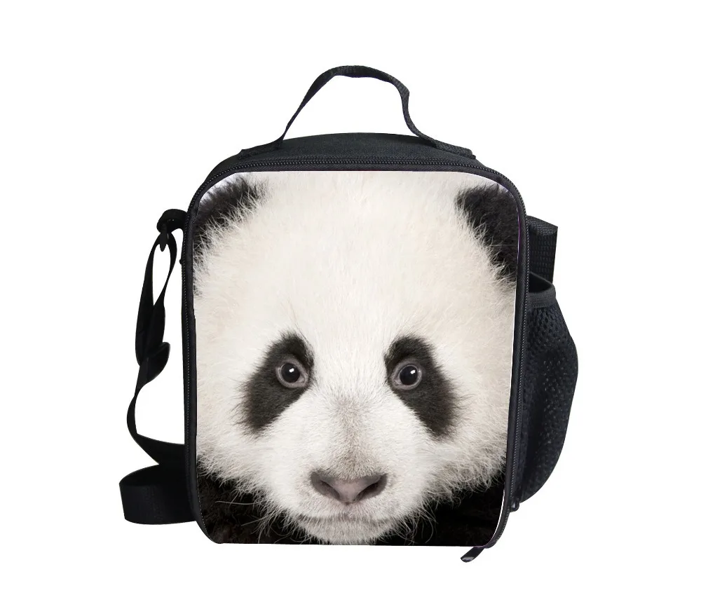 FORUDESIGNS,, Детская сумка для ланча с животным принтами, сумка на ремне, модная детская сумка для ланча с изображением Льва из зоопарка