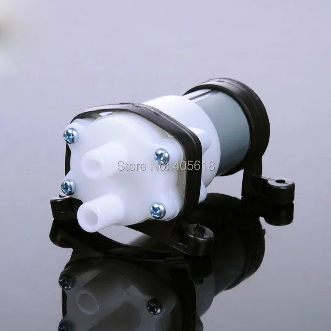 

NEW 3-12v,large head 1-25M,385 Diaphragm pump, flow 2-3L/min,Micro-circulation, Washing water pump/ Oil pump,