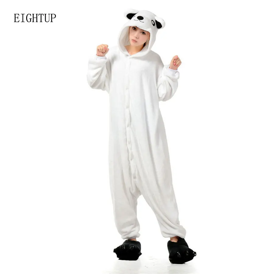 

Polar Bear Onesies Unisex Sleepsuit Adult Pajamas Cosplay Costumes Animal Onesie Sleepwear Jumpsuit For Man Women
