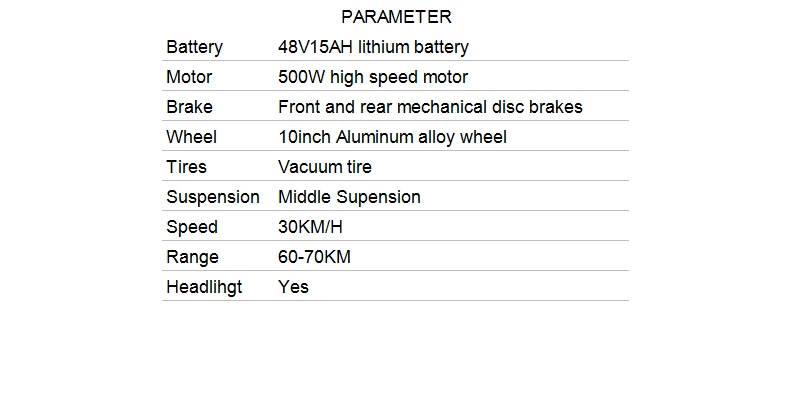 Flash Deal 10inch electric scooter 48V15AH lithium battery  electric bicycle 500w motor Fold E-scooter Male/ female travel bicycle rang70km 10