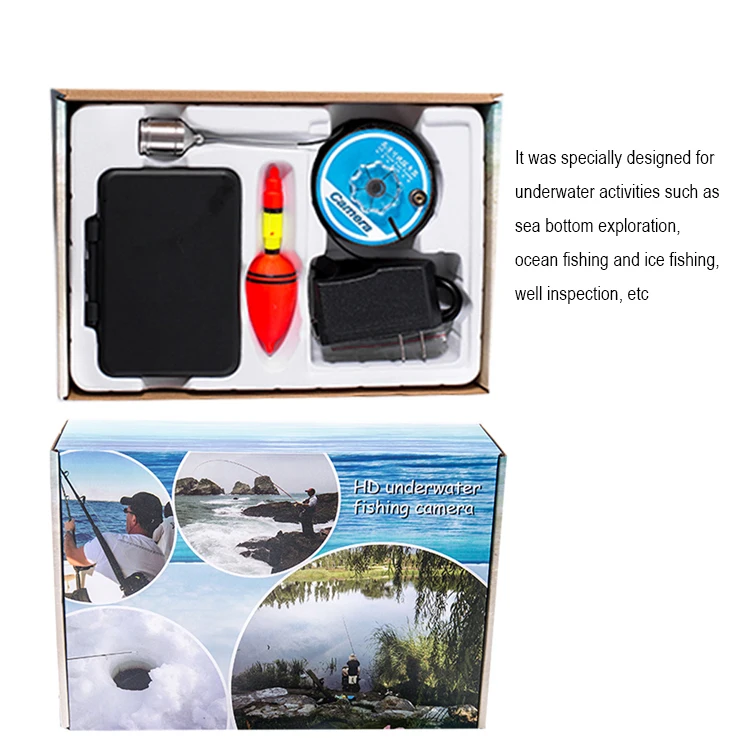 WF06 15m Professional Fish Finder Underwater Fishing Camera 4.3 Inch LCD Minitor Video Visual Camera Underwater Ice Fishing DVR