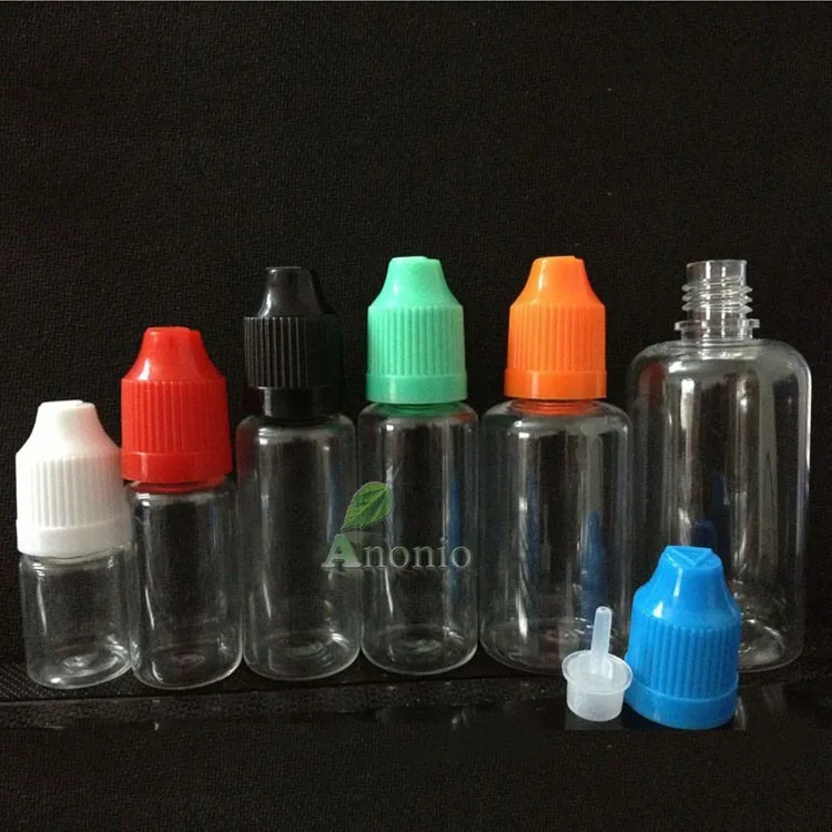 5 мл пластиковые флаконы бутылки 200 шт Лот 5 мл ПЭТ бутылки давления спиральная страховая крышка Пластиковый контейнер 5 флаконы-капельницы