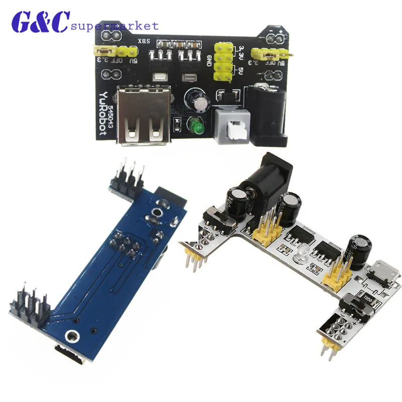 MB 102 модуль 2 канальная плата MB102 DC 7 12 В Micro USB интерфейс макетная питания для arduino Diy