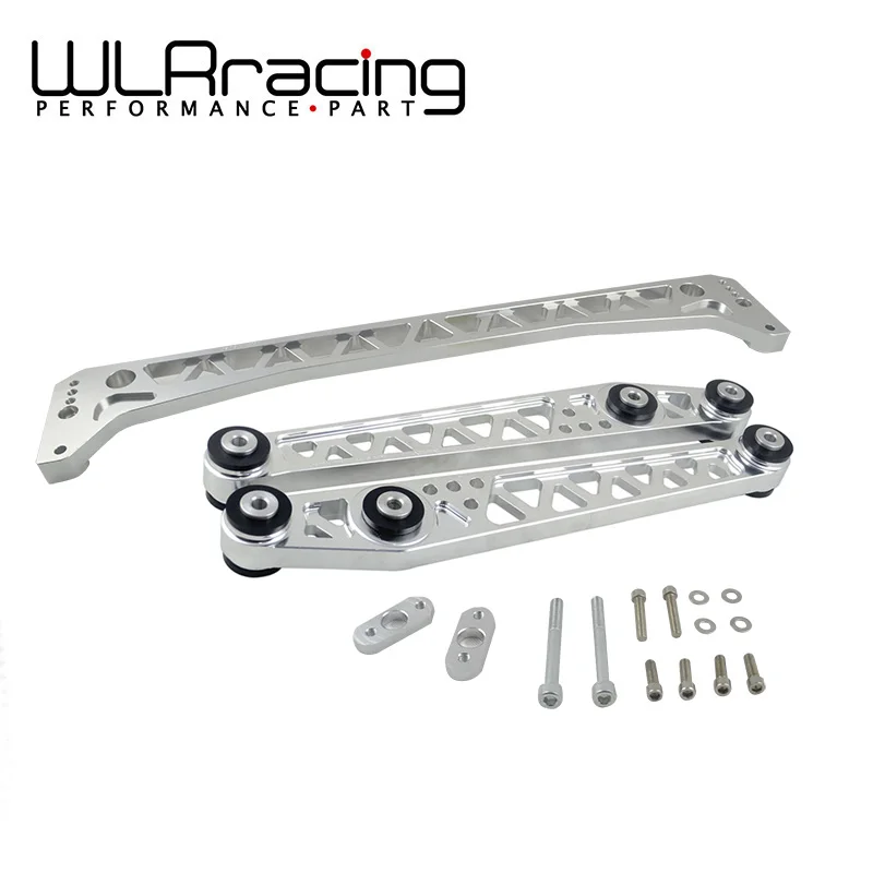 

WLRING STORE- NEW LOWER CONTROL ARM FOR Function 7 Billet Lower Control Arm + Subframe Brace 96-00 For Honda Civic EK LCA
