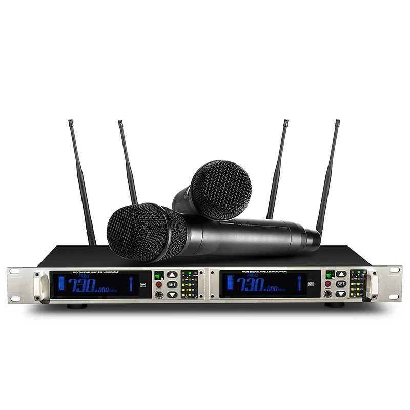 

Shinco U35 U-segment wireless microphone One-to-two remote stage performance host microphone 500 meters remote receiving