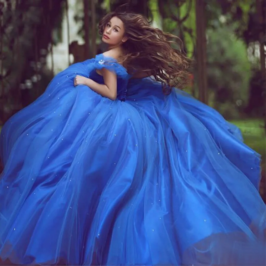 Cinderella Quinceanera Dresses Sweet 16 Princess Masquerade Ball Gowns