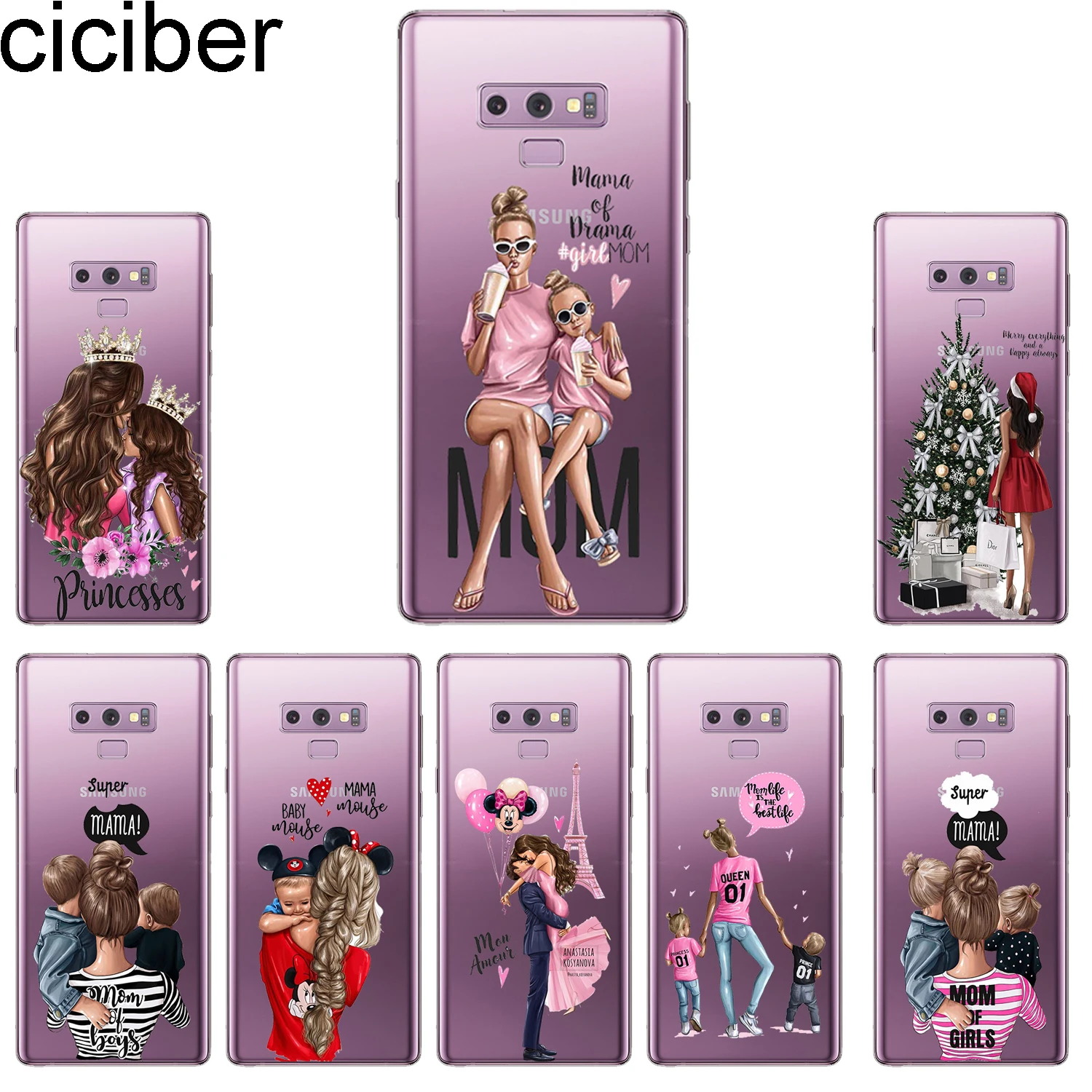 Ciciber чехол для телефона Samsung Galaxy Note 9 8 5 4 3 Note9 Note8 Note5 Мягкий ТПУ Funda |