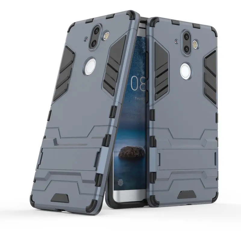 

Armor Shockproof Case For Nokia 8 Sirocco 3D Shield PC+Silicone Phone Case Cover For Nokia 8 Sirocco TA-1005 Case Fundas Coque