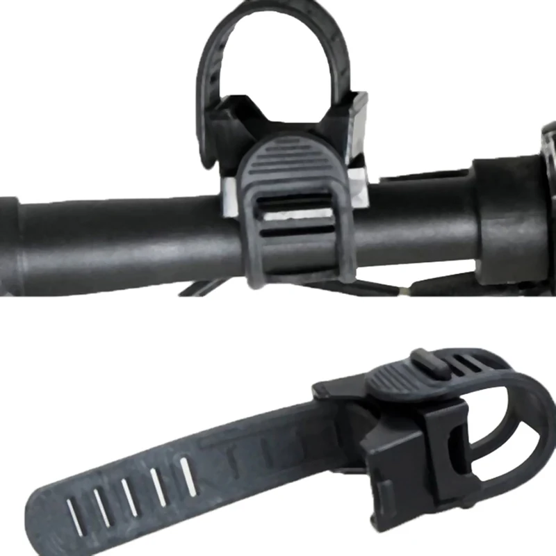 360 Degree Adjustable Universal Bicycle Flashlight Holder Mount Rubber