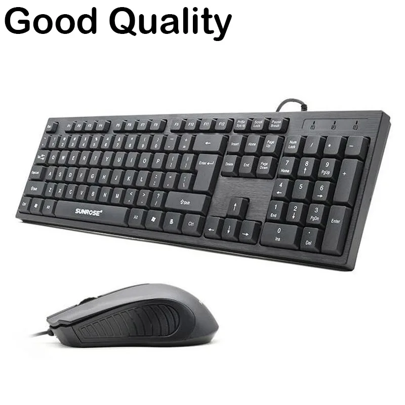 

Clearance Sale Keyboard And Mouse Keyboard Set USB Wired Keyboards Kit For Computer PC Laptop Gaming Gamer Waterproof Long Cable