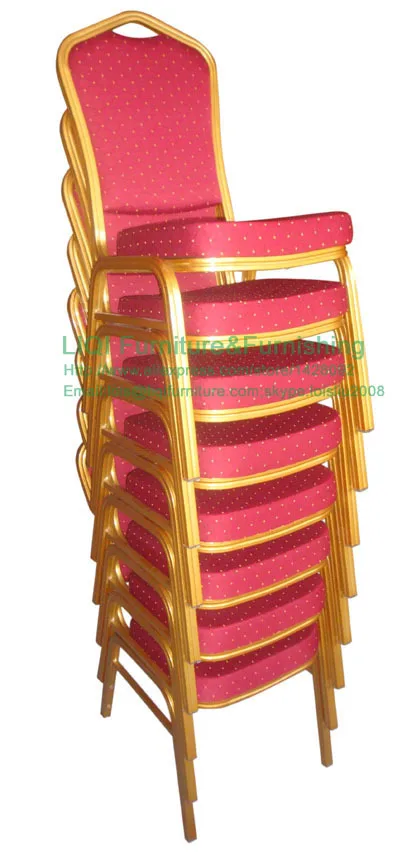 Качественные Дешевые крепкие складные алюминиевые банкетные стулья LQ-L1030