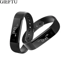 Gieftu ID115 Bluetooth Smart Браслет фитнес-трекер Спорт Смарт Браслет Sleep Monitor для IOS Android