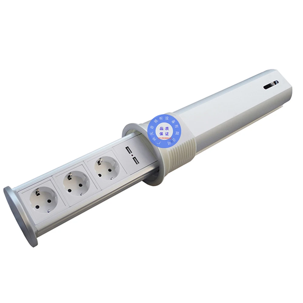  home / Office desk socket / automatic lift / pneumatic pull desktop socket / USB charging / EU/US/U