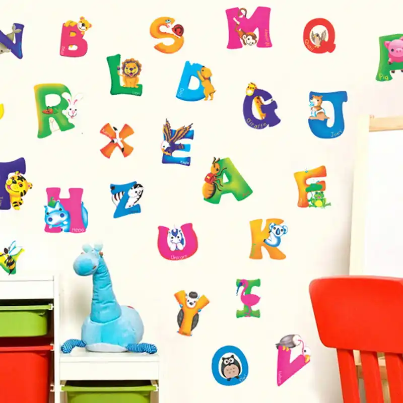 alphabet decoration for nursery