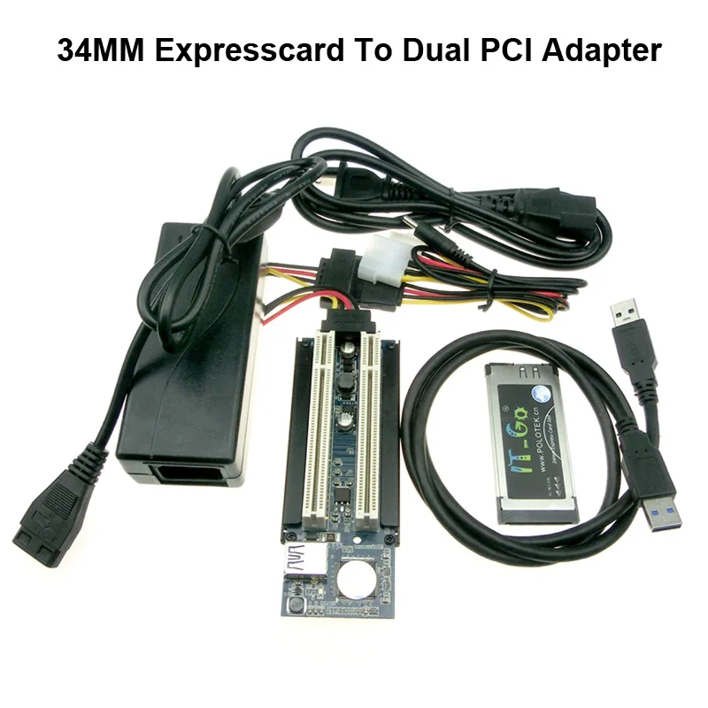 Adaptador de ranura IT GO Expresscard 34 a Dula tarjeta PCI Express 54 ...