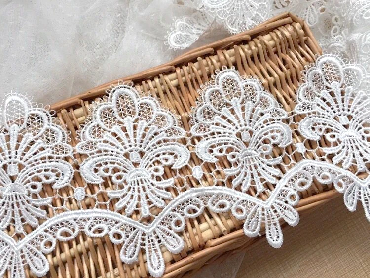 2 ярда/Лот ширина 15 см белая кружевная отделка сделай сам аксессуары для