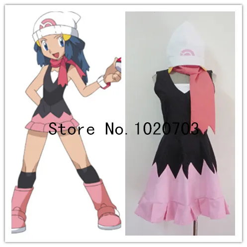 

Pokemon Pocket Monsters Dawn Hikari Cosplay Costume