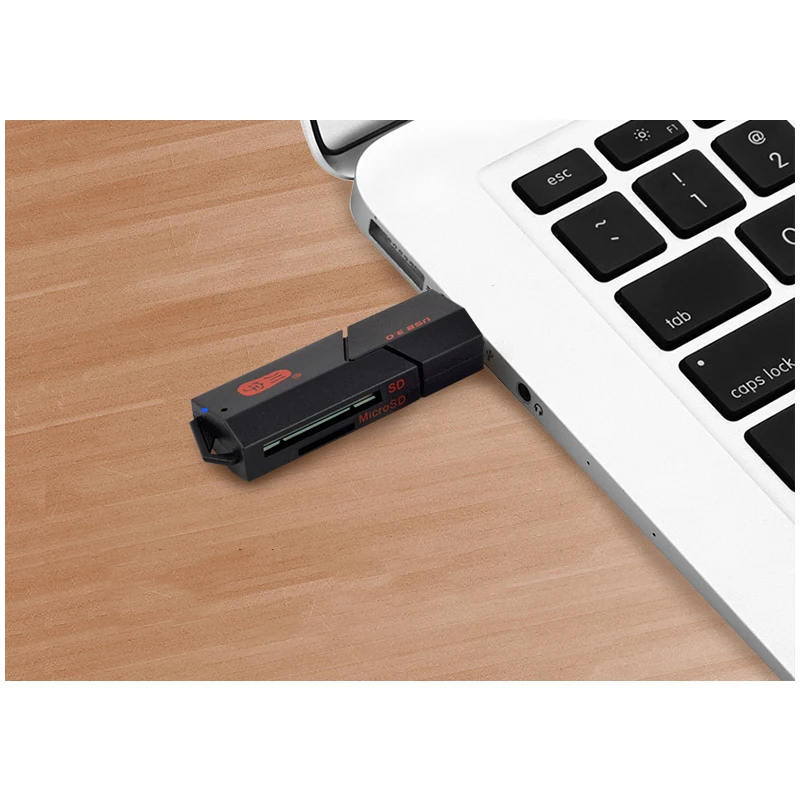 Kawau C307 2 en 1 Tarjeta Microsd//tf//SDXC USB3.0 Ranura del lector Duo