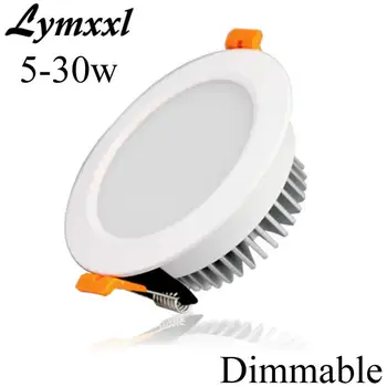 

Led Downlights 5w 7w 9w 12w 15w 18w 24w 30w Dimmable Led Recessed Light Spot lamp AC110-240V Led Down Light with driver CE UL