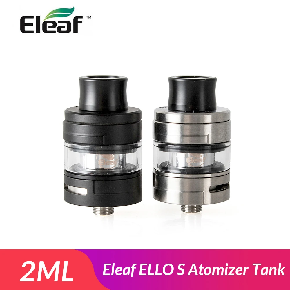 

Original Eleaf ELLO S Atomizer Tank 2ml with HW3 /HW4 coil For iStick Tria kit Electronic Cigarette vape pen tank