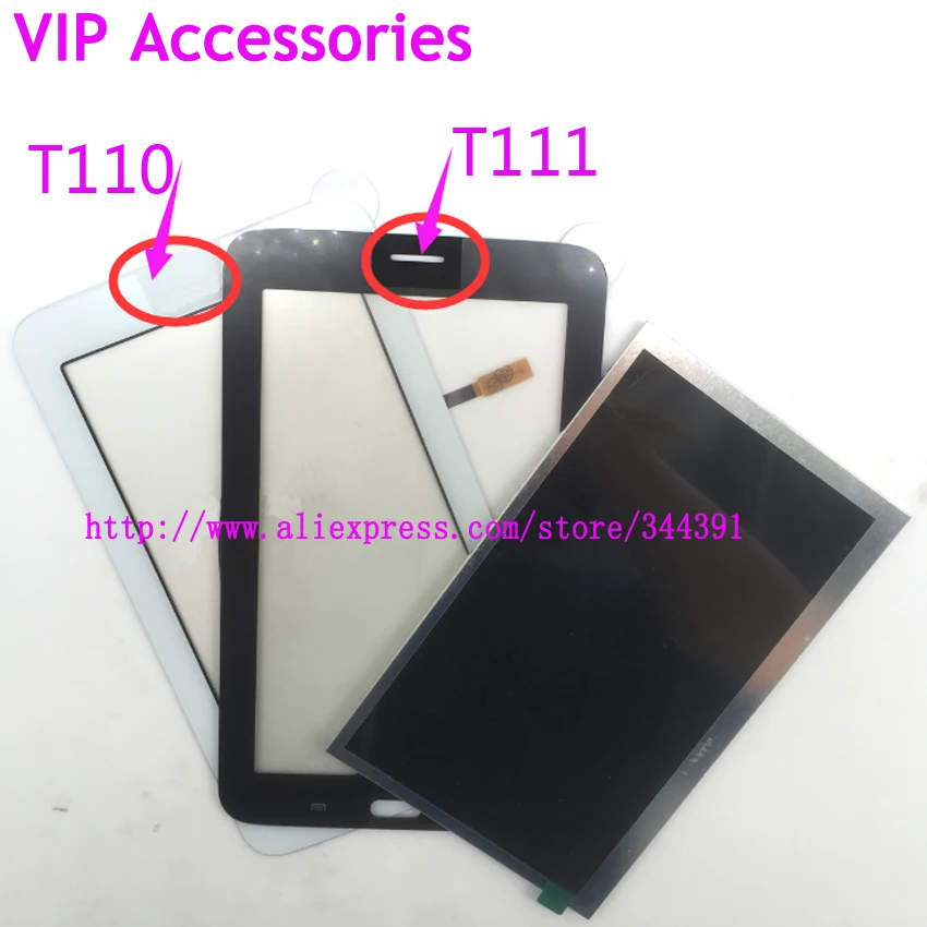 Original T110 T111 LCD Display Touch Screen For Samsung Galaxy Tab 3 Lite 7 0