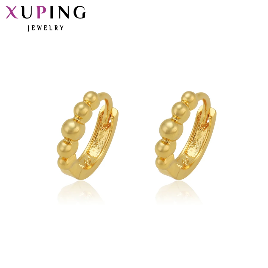 

Xuping Christmas discount Luxury Earring High Quality Gold Color Plated Romantic Hoop Earrings Imitation Jewelry 29033