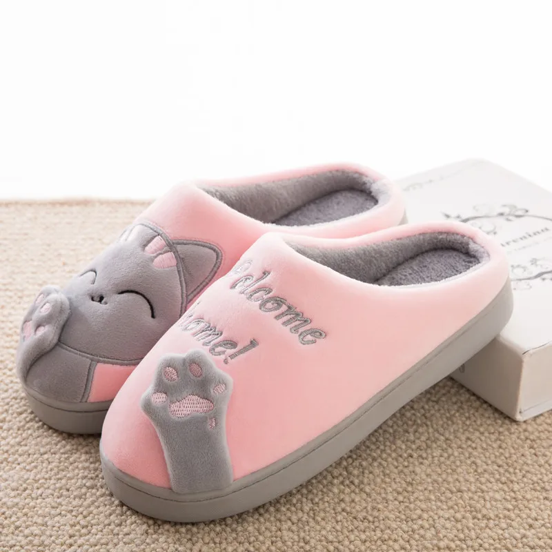 Женские зимние домашние тапки теплые плюшевые высокого качества|home shoes women|home