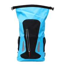 Открытый речной поход плечевой ремень ультра легкий сухой дрейфующий каяк синий плавательный мешок для кемпинга водонепроницаемый мешок