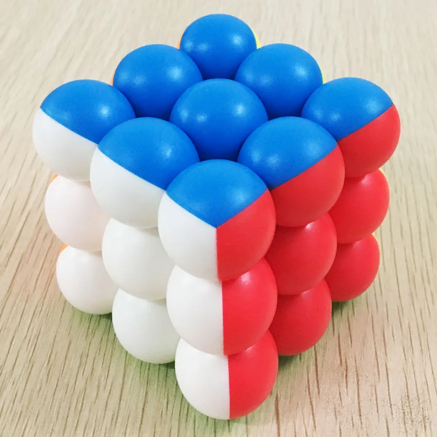 

Original YJ Round Ball 3x3x3 Magic Cube 3Layer Stickerless Smooth Professional Speed Cube Puzzle YJ Toys For Children