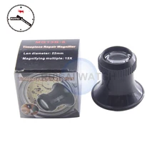 2 шт/партия 15X Ювелирная Лупа объектив набор часы и ювелирный инструмент