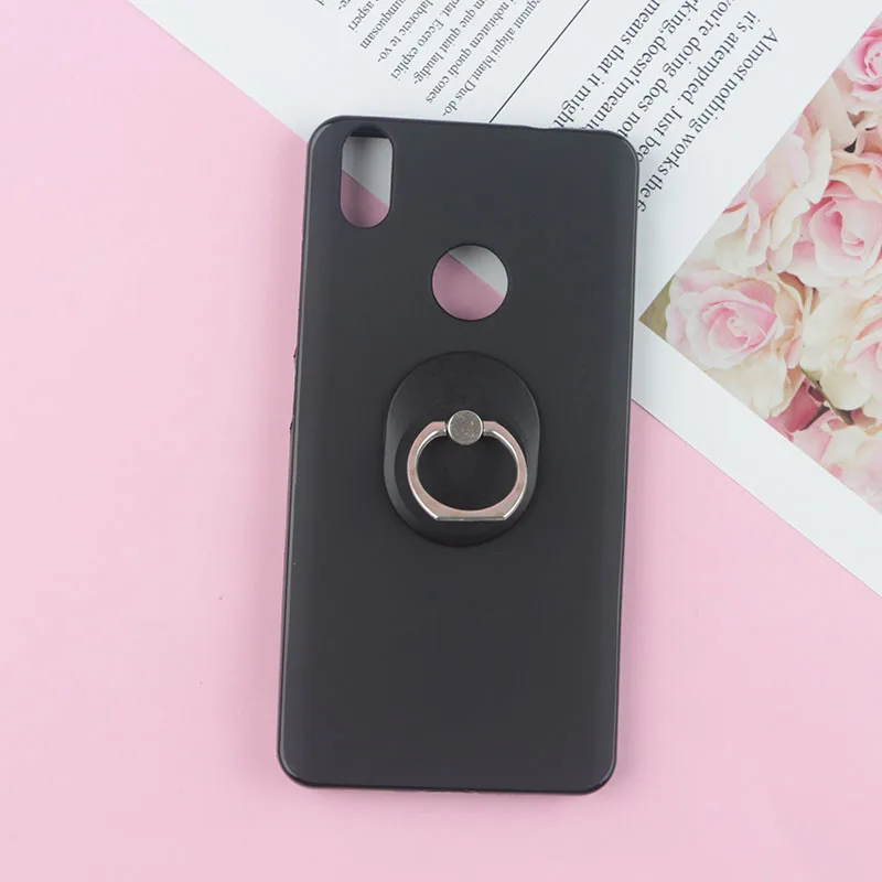 

Ring Holder Stand Case for Cubot J3 Pro P20 Nova Power Note Plus Note S R9 R11 X18 Plus Soft TPU Phone Cover