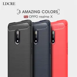 СПС Realme X чехол мягкий бизнес Coque RMX1901 Fundas телефон силиконовый чехол для OPPO Realme X чехол для Realme X Чехол