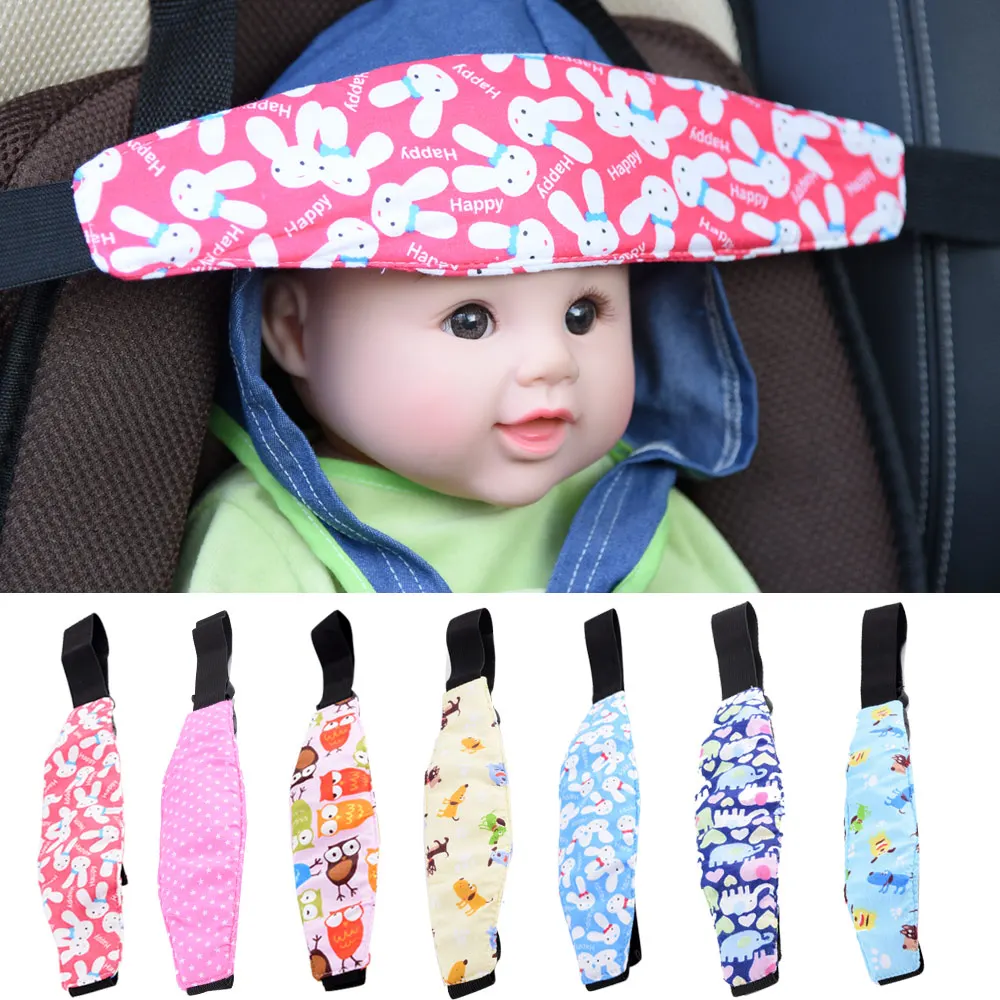 

Infants And Baby Head Support Pram Stroller Safety Seat Fastening Belt Adjustable Playpens Sleep Positioner for baby