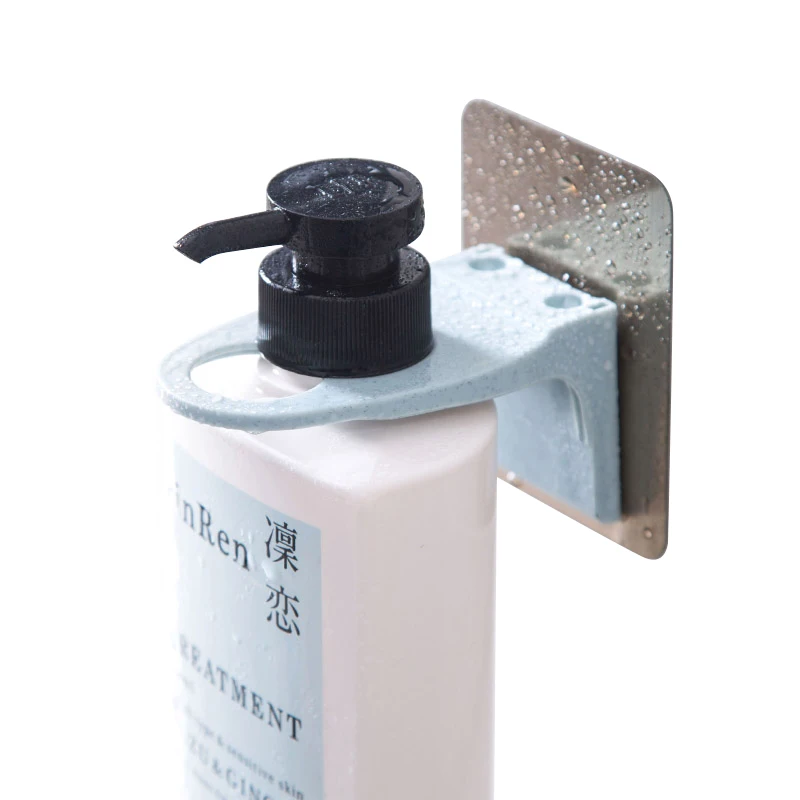 Настенный волшебный липкий крючок для шампуня бутылка для мыла для рук подвесной держатель вешалки для ванной комнаты