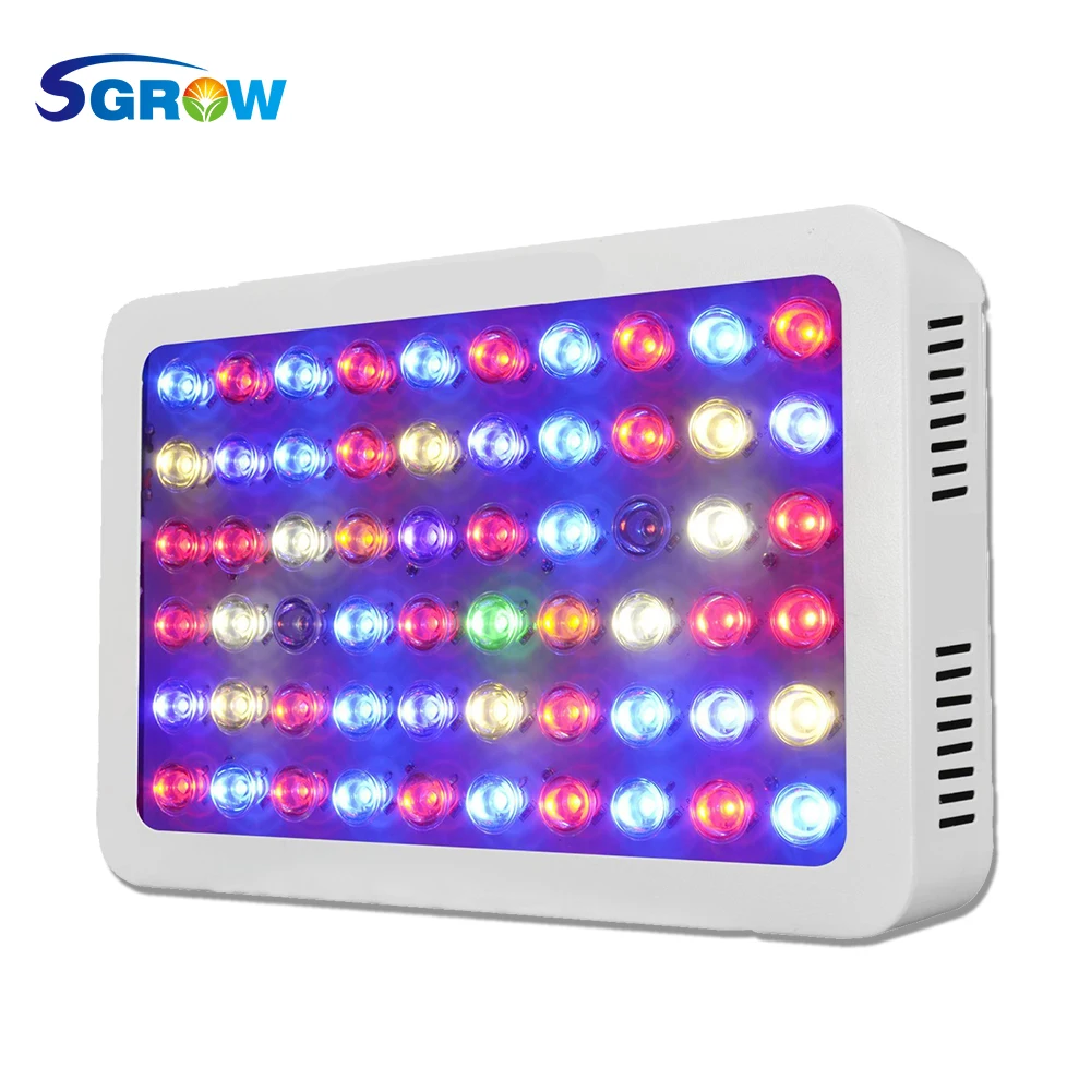 SGROW 300W 600W 1200W Full Spectrum 12 Band Led Plant Grow Light Daul Switches Led Grow Lamp for