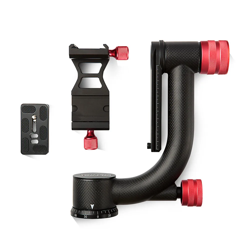 Viltrox VH-20 Pro Heavy Duty из углеродного волокна штатив-Трипод стабилизатор главный Quick Release Plate для телеобъектив фотографии птица