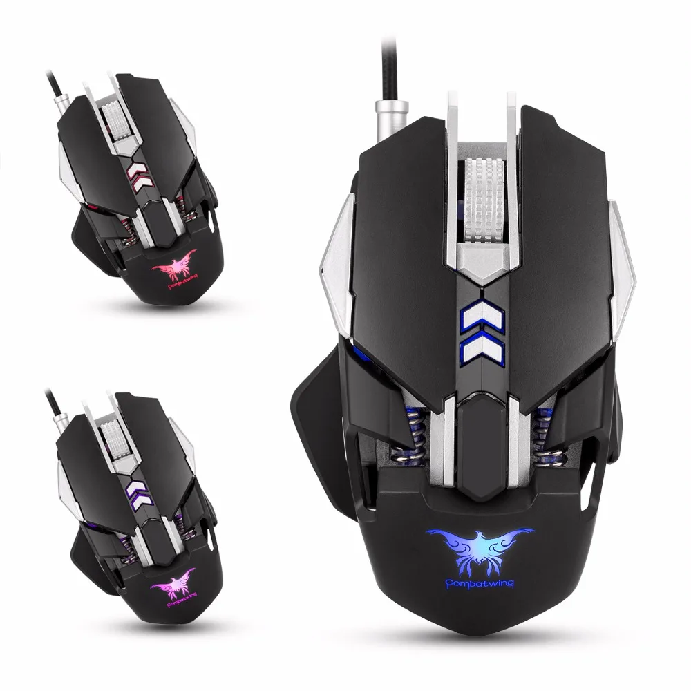 COMBATERWING Hot Wired Gaming Mouse Mice 7 Buttons 3200 DPI 1000Hz